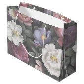 Eleganter Blumendesigner individuell Große Geschenktüte (Rückseite Schrägansicht)