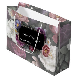 Eleganter Blumendesigner individuell Große Geschenktüte