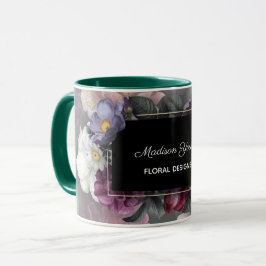Eleganter Blumendesigner individuell Tasse