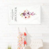 Eleganter Blumenempfang Banner (Insitu)
