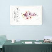 Eleganter Blumenempfang Banner (Messeveranstaltung)