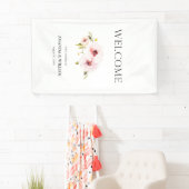 Eleganter Blumenempfang Banner (Insitu)