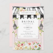 Eleganter Blumengarten Bridal Dusche Einladung (Vorne/Hinten)