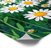 Eleganter Blumengarten der Blume Mama Poster (Ecke)