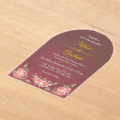 Eleganter Blumengarten Einladung zur Hochzeit (Ablage )