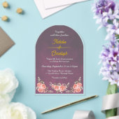 Eleganter Blumengarten Einladung zur Hochzeit (Insitu (Hochzeit))