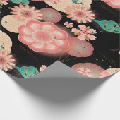 Eleganter Blumengarten Geschenkpapier (Ecke)