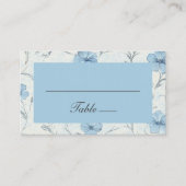 Eleganter Blumengarten Hochzeitsbegleiter Platzkarte (Vorderseite)