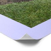 Eleganter Blumengarten Poster (Ecke)