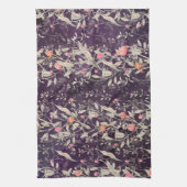 Eleganter Blumengarten Rose & Locarno Geschirrtuch (Vertikal)