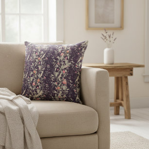 Eleganter Blumengarten Rose & Locarno Kissen