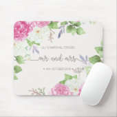 Eleganter Blumenherr u. Frau Wedding | Mousepad (Mit Mouse)