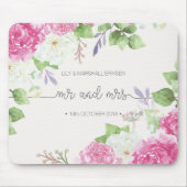 Eleganter Blumenherr u. Frau Wedding | Mousepad (Vorne)