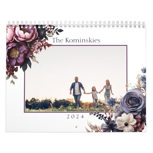 Eleganter Blumenkalender Kalender (Titelbild)