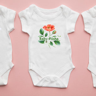 Eleganter Blumenkarosserieanzug Neues Baby Strampler