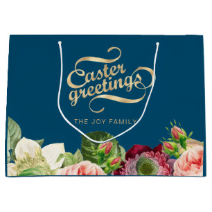Eleganter Blumenkorb Große Geschenktasche Geschenktüte