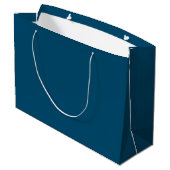 Eleganter Blumenkorb Große Geschenktasche Geschenktüte (Rückseite Schrägansicht)
