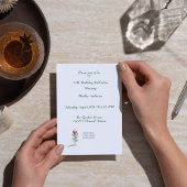 Eleganter Blumenladen zum 60. Geburtstag zur Mama Einladung