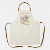 Eleganter Blumenmischer Backwaren & Kochen Zutaten Schürze (Vorderseite)