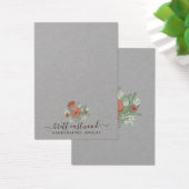 Eleganter Blumenmohn Earring Necklace Kraft (Schreibtisch)