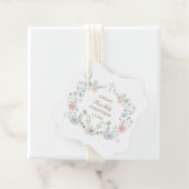 Eleganter Blumenrahmen Erste Kommunion Geschenkanhänger (Beispiel)