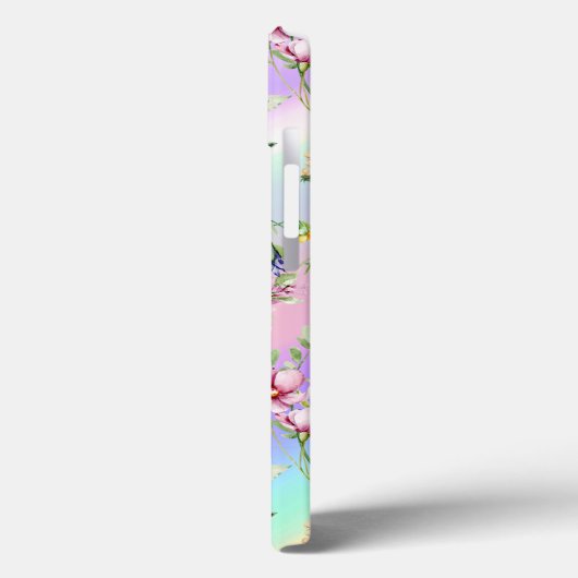 Eleganter Blumenrahmen: für jeden Anlass Case-Mate iPhone Hülle (Rückseite / Links)