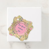 Eleganter Blumenrahmen: für jeden Anlass Geschenkanhänger (Beispiel)