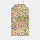 Eleganter Blumenrahmen: für jeden Anlass Geschenkanhänger (Rückseite)