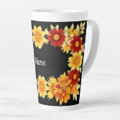Eleganter Blumenrahmen Milchtasse (Rechte Ecke)