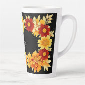 Eleganter Blumenrahmen Milchtasse (Rechts)