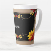 Eleganter Blumenrahmen Milchtasse (Rechte Ecke)