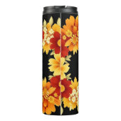 Eleganter Blumenrahmen Thermosbecher (Rückseite)