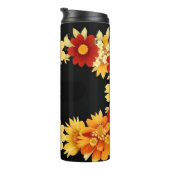 Eleganter Blumenrahmen Thermosbecher (Nach rechts gedreht)