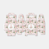 Eleganter Blumenrosa Geburtstag Geschenkschachtel (Ungefaltet)