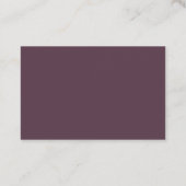 Eleganter Blumenrosa Makeup Artist Friseur Salon Visitenkarte (Rückseite)