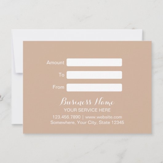 Eleganter Blumensalon Wellness-Center Yoga Geschen (Rückseite)