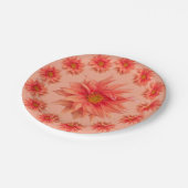Eleganter Blumenschmuck, Pappteller (Schrägansicht)