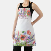 Eleganter Blumenstil - individuelles Geschenk für  Schürze (InSitu)