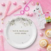 Eleganter Blumenstrauß Hübsch Pappteller (Party)