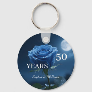 Eleganter Blumenstrauß - Romantisches Geschenk der Schlüsselanhänger