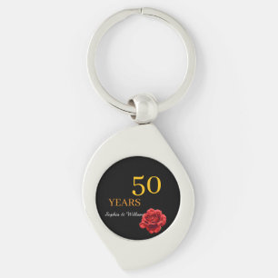Eleganter Blumenstrauß - Romantisches Geschenk für Schlüsselanhänger