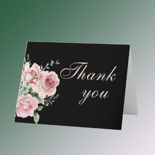 Eleganter Blumenstrauß zu jedem Geburtstag Dankeskarte