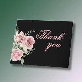 Eleganter Blumenstrauß zu jedem Geburtstag Dankeskarte