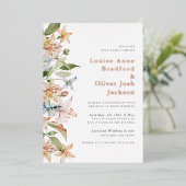 Eleganter Blumenwald Einladung (Stehend vorne)