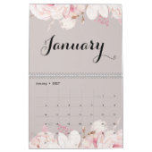 Eleganter Blumenwallkalender 2025 Kalender (Jan 2027)
