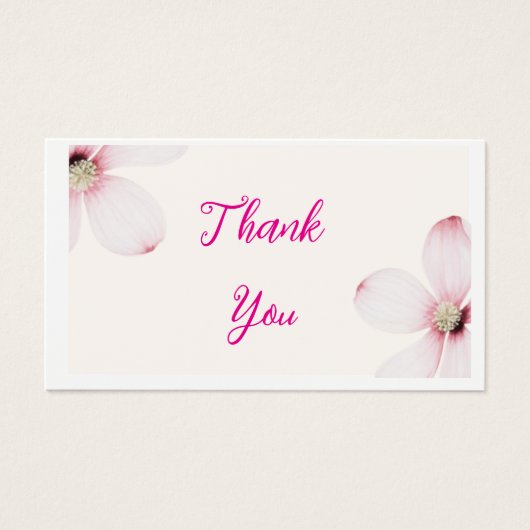 Eleganter Blumenzettel (Vorderseite)