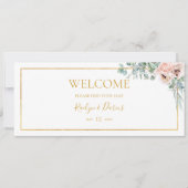 Eleganter Blush Blues-Hanging-Chart-Header (Vorderseite)