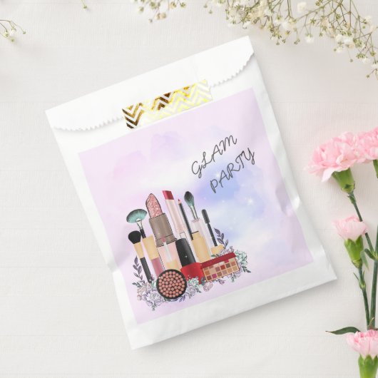 Eleganter Blush Girly Pink Makeup Artist Glamour Geschenktütchen (Versiegelt)