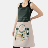 Eleganter Blush Green Makeup Artist Cosmologe Schürze (InSitu)