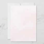 Eleganter Blush Pink Arch 2025 Foto Abschluss Ankündigung (Rückseite)